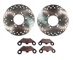 Precision Front Brake Rotors & Pads For Polaris 5242935 5243676, Optimal Braking. Fixed Price $63.99.