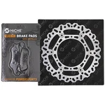 Niche Front Left Brake Rotor Pad Kit For Honda YZ125 YZ250F Semi Metallic. Fixed Price $46.95.