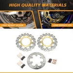 High Performance Front Rear Brake Rotors Pads Yamaha VMX1200 Vmax 93-07. Fixed Price $170.91.