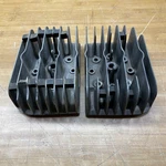 Yamaha Oem 1975 Gpx 338 Vintage Snowmobile Pair Of Used Heads Rh & Lh Wavy Style. Fixed Price $149.95.