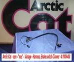 Arctic Cat Snowmobile Brake Light Switch Harness # 0109-488 1973 Tigre. Fixed Price $109.00.