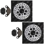 Niche Front Brake Rotor Pad Kit For Kawasaki 43082-1063 41080-1171 Semi Metallic. Fixed Price $49.95.