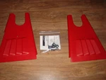 New Arctic Cat Arm Guards Protectors Red 4639-034 Series Sleds. Fixed Price $19.99.