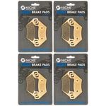 Brake Pad Set For Arctic Cat 1436-420 Front Rear Ceramic Pack 500 700 Atv. Fixed Price $41.95.