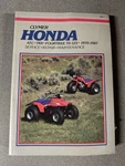 Clymer Honda Atc Trx Fourtrax 70-125 1970-1987 Service Repair Shop Manual M311. Fixed Price $19.99.