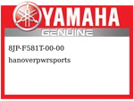 Yamaha Oem Part 8JP-F581T-00-00 Disc Brake Assy. Fixed Price $252.99.