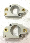 Jlo Rockwell LR760/2 LR-744/2 Two Intake Twin Carburetor Flanges 760.07.009/00. Fixed Price $55.99.