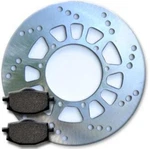 Front Stainless Steel Brake Disc Rotor + Pads For Yamaha Xt 350 (1985-2000). Fixed Price $37.96.