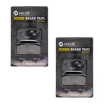 Niche Brake Pad Set For Harley-davidson Tour Glide Electra Rear Organic 2 Pack. Fixed Price $20.95.