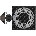 Niche Front Left Brake Rotor Pad Kit For Kawasaki 43082-1063 Semi Metallic. Fixed Price $32.95.