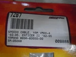 Spi Speedometer Cable For Yamaha Snow Replaces Oem# 89A-83550-00-00. Fixed Price $11.99.