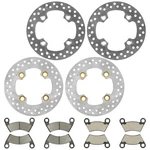 Front Rear Brake Disc Rotor W/ Pads For Polaris Rzr Xp 900 2011 2012 2013. Fixed Price $98.00.
