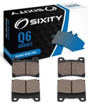 Front Organic Brake Pads 1984-1987 Yamaha XV700 Virago Set Full Kit Lc Fg. Fixed Price $15.40.