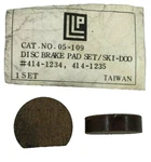 2 Pk Bombardier Snowmobile Brake Pads Fits 71-75 Models Llp Brand 05-109. Fixed Price $19.99.