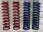 Polaris Racing Front Shock Springs, Oem Part 7041671-125(BL) & 7041701-093(RD). Fixed Price $129.00.