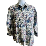 Ducks Unlimited Men Stamp Print Button Up Shirt 100% Cotton Outdoors. Fixed Price $23.19.
