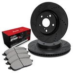 R1 Concepts Drilled & Slotted Brake Kit W Optimum Pads. Fixed Price $439.60.