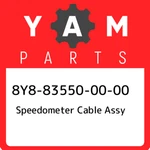 8Y8-83550-00-00 Yamaha Speedometer Cable Assy 8Y8835500000, New Genuine Oem Part. Fixed Price $28.97.
