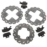 2010 2011 Can-am Outlander 800 Front & Rear Sport Brake Rotors Pads. Fixed Price $131.49.