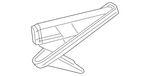 Genuine Volkswagen Parking Brake Lever Cover 5C0-711-465-D-OBX. Fixed Price $85.08.