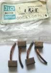 4 Pk Jlo Rockwell L-197 L-227 L-230 Electric Motor Starter Brushes Bosch Oem. Fixed Price $23.00.