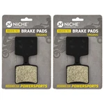 Niche Brake Pad Set For Arctic Cat Xf 6000 Zr 8000 9000 Rear Organic 2 Pack. Fixed Price $18.91.