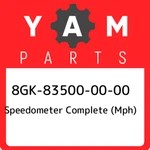 8GK-83500-00-00 Yamaha Speedometer Complete (mph) 8GK835000000, New Genuine Oem. Fixed Price $569.35.