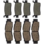 Niche Brake Pad Set For Kawasaki Teryx KRX4 1000 43082-0196 43082-0197 Organic. Fixed Price $27.95.