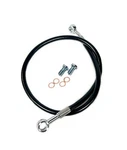 Streamline +2" Extended Steel Braided Rear Brake Black Banshee YFZ350. Fixed Price $32.95.