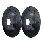 For Kia Rondo 07-10 Atl Autosports Double Drilled & Slotted Rear Brake Rotors. Fixed Price $204.31.