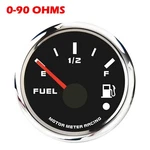 52MM 2-1/16" Fuel Level Gauge 0-90 Ohms White Led Warning Waterproof. Fixed Price $28.49.