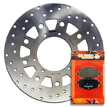 Front Stainless Steel Brake Disc Rotor+pads Yamaha XT350 85-00 Performance. Fixed Price $40.72.
