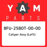 8FU-2580T-00-00 Yamaha Caliper Assy (left) 8FU2580T0000, New Genuine Oem Part. Fixed Price $511.74.
