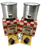 Jlo Rockwell LR-760/2 LR-744/2 .120 O.s. Pistons Bearings Powerdome. Fixed Price $284.99.