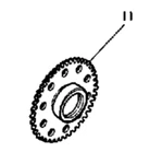 1983-1987 Yamaha CV80 Riva Scooter Starter Wheel (66T) Oem 17M-15524-00-00. Fixed Price $197.98.
