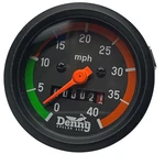 Denny Cycles Puch Vdo Style 40MPH Speedometer - 60MM Black. Fixed Price $55.90.