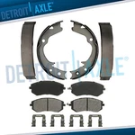 Front Brake Pads Rear Parking Shoes Subaru Forester Impreza Saab 9-2X. Fixed Price $49.09.