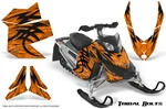Ski-doo Rev Xp Snowmobile Sled Creatorx Graphics Kit Wrap Tribal Bolts Orange. Fixed Price $299.95.