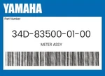 Yamaha Genuine Meter Assy 34D-83500-01-00. Fixed Price $413.16.