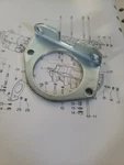 Ski-doo Everest 440E, 1976-1979, Electric Starter Bracket 420853390. Fixed Price $44.97.