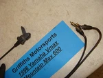 1996 Yamaha Vmax 600 Mountain 8CC Choke Cable Lever Plunger Springs Oem. Fixed Price $72.00.