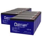 Mighty Max 12V 9AH Gel F2 Battery Compatible With Minuteman MM600SS/1 - 8 Pack. Fixed Price $179.99.