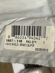 1607-118 Arctic Cat Brake Caliper Shield Cover New Oem. Fixed Price $14.89.
