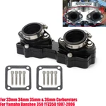 For Yamaha Banshee 33MM-36MM Dual Carb Billet Intake Manifolds Set Atv. Fixed Price $39.99.