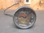 Vintage 1970'S Scorpion Snowmobile Tachometer Rpm X1000 Ships Worldwide. Fixed Price $24.99.