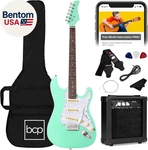 39IN Full Size Beginner Electric Guitar Starter Kit W/case, Strap, 10W Amp, Stri. Fixed Price $176.28.
