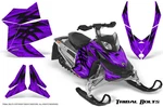 Ski-doo Rev Xp Snowmobile Sled Creatorx Graphics Kit Wrap Tribal Bolts Purple. Fixed Price $299.95.