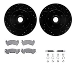 For Chevy Impala 94-96 Drilled & Slotted Front Brake Kit W Optimum Pads. Fixed Price $444.60.