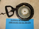 1999 Arctic Cat ZL600 Efi Oem Recoil Rewind Pull Rope Handle Starter. Fixed Price $95.00.