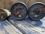 Vintage Ski-doo Bombardier Snowmobile Speedometer, Tachometer And Fuel Gauge. Fixed Price $60.00.